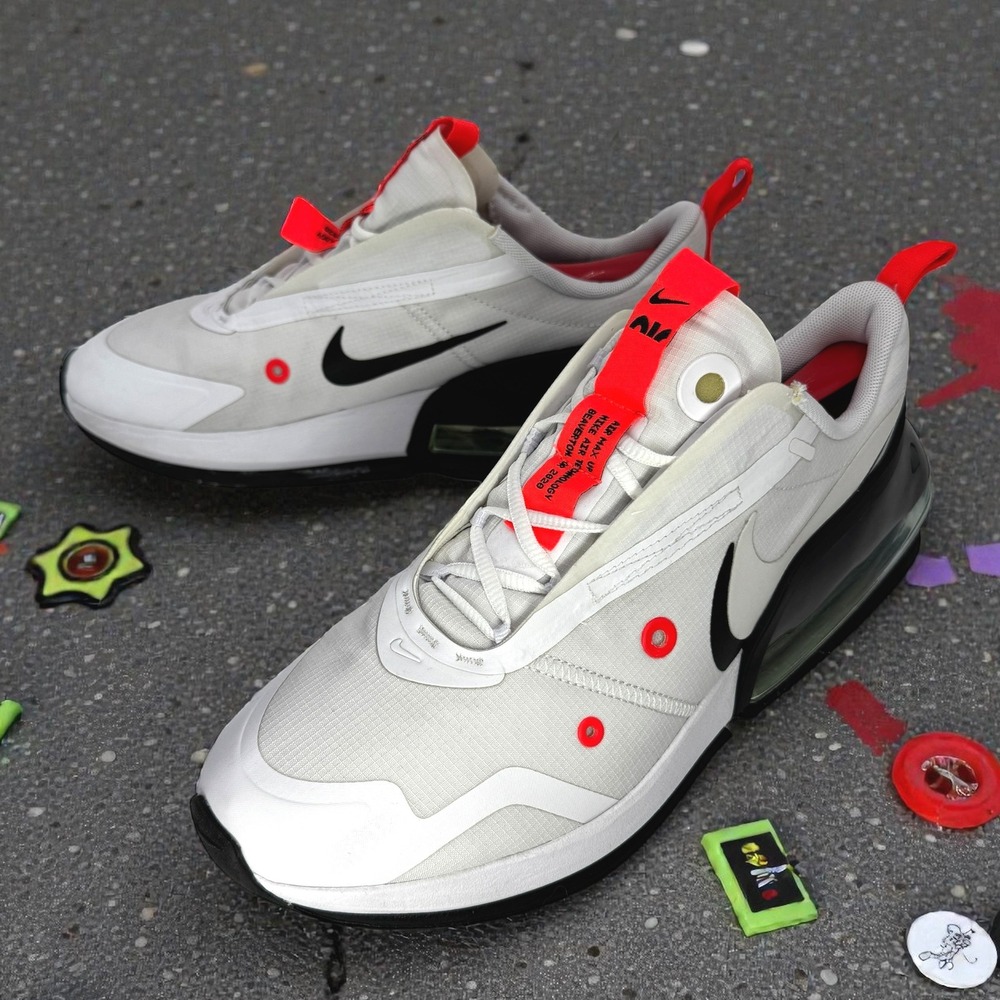 Nike Air Max Up‎ Sneakers Women 11 White Black Crimson CK7173-100 Athletic Gym